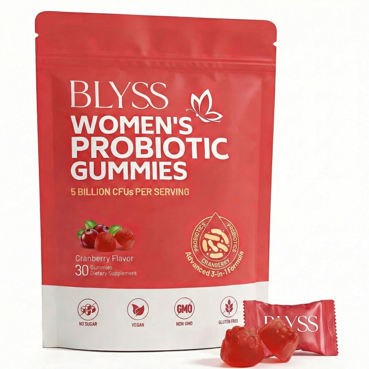 Woman's Probiotic Gummies - Feel Fresh. Feel Confident. Feel Like You Again.